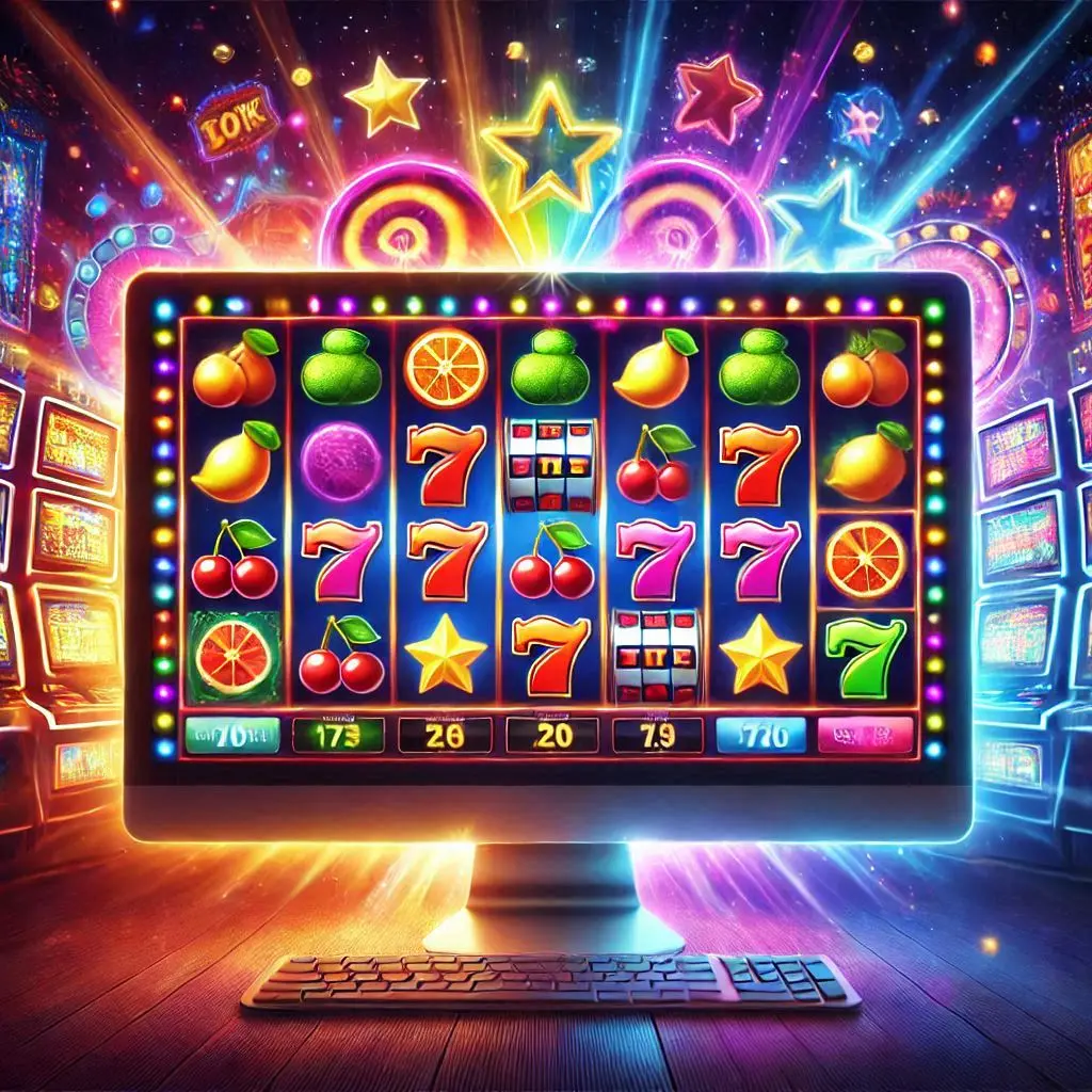 slot sullo schermo del monitor GAMETWIST CASINO
